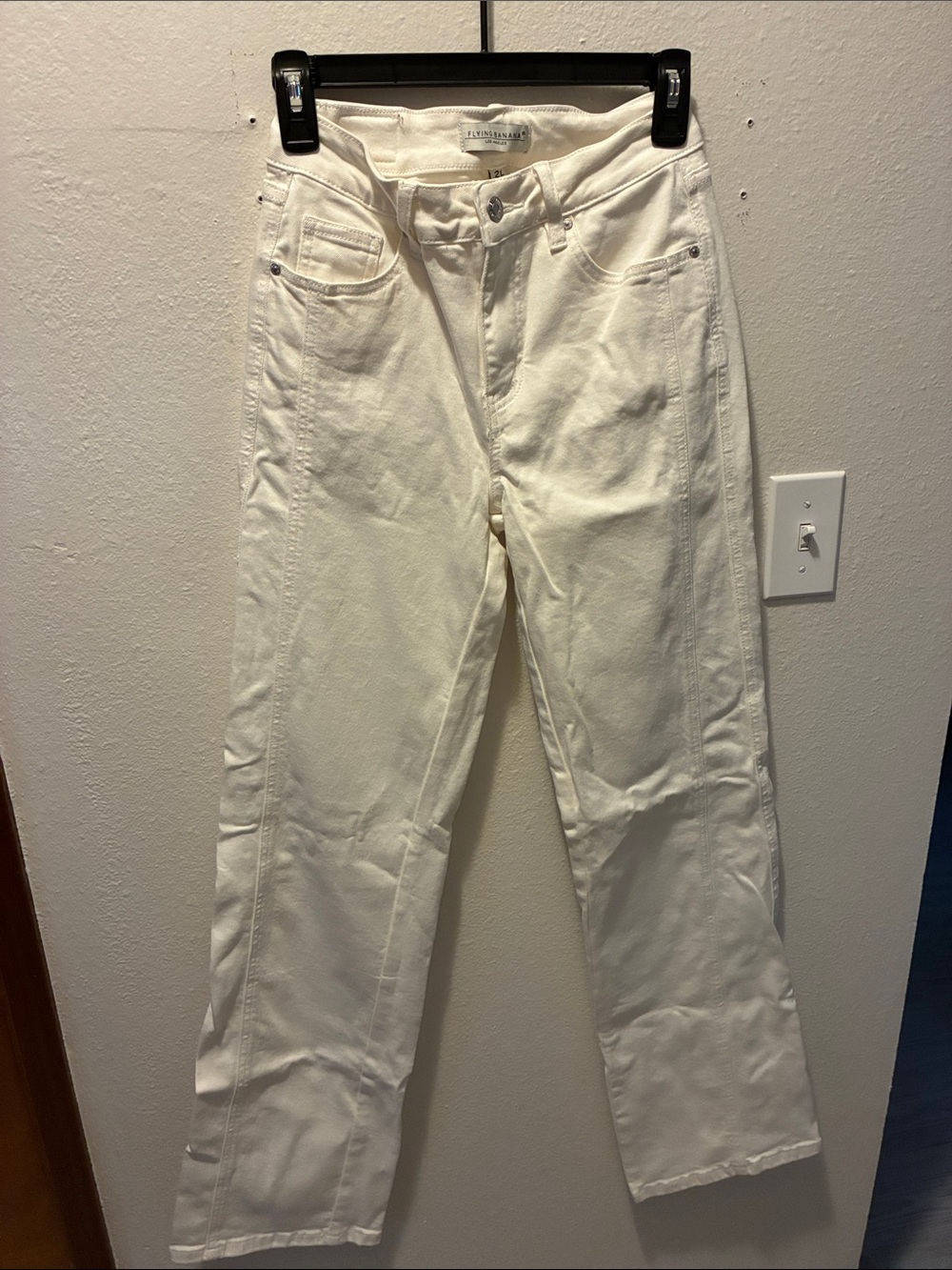 White Boot-Cut Jeans for Women by Universal Thread